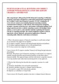 FICEP EXAM 200 ACTUAL QUESTIONS AND CORRECT &NewLine;ANSWERS WITH RATIONALE LATEST 2026 ALREADY &NewLine;GRADED A&plus; ASSURED PASS
