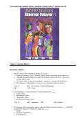 Test Bank for Understanding Abnormal Behavior 11th Edition Sue Sue Sue 