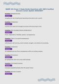 BADM 101 Exam 2 Study Guide Questions with 100&percnt; Verified Answers Latest Update 2026&sol;2027