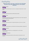 BADM 101 Exam 2 Study Guide Questions with 100&percnt; Verified Answers Latest Update 2026&sol;2027