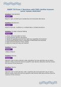 BADM 720 Exam 1 Questions with 100&percnt; Verified Answers&NewLine;Latest Update 2026&sol;2027