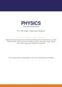 Physics Guide for Sophomore Students