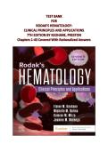 Test Bank for Rodak's Hematology Clinical Principles and Applications 7th Edition by Elaine M&period; Keohane&comma; Michelle Montgomery Preston&vert; All 43 Chapters with Rationalized Answers