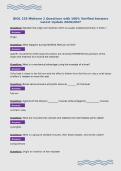 BIOL 235 Midterm 2 Questions with 100&percnt; Verified Answers&NewLine;Latest Update 2026&sol;2027