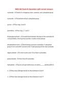 MCB 102 Exam &num;1 Questions with correct answers