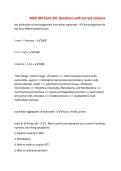 MCB 104 Exam 2&num;1 Questions with correct answers&NewLine;
