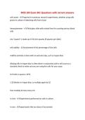 MCB 104 Exam 3&num;1 Questions with correct answers