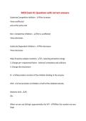 MCB Exam &num;1 Questions with correct answers