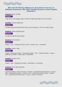 BSC 215 ATI Shirley Williamson&colon; Bronchitis University of&NewLine;Alabama Questions with 100&percnt; Verified Answers Latest Update&NewLine;2026&sol;2027