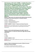 Fall Semester 2026&ndash;2027 CHMM &ndash; Certified Hazardous Materials Manager Updated 2026 &vert; 190&plus; Questions and Answers &vert; CHMM Certification Exam Prep&comma; Comprehensive Study Guide&comma; Practice Exam&comma; Test Bank&comma; Hazardous Materials Management&comma; Hazardous Waste Management&comma;