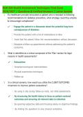 NUR 504 Health Assessment Techniques Final Exam &NewLine;2026&sol;2027 &vert; Questions & Verified Answers &vert; Latest Update