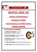 &lpar;Labs 1 &ndash;7 Exams & Notebooks&rpar; BIOD 152 Package Bundle &lpar;PDF&rpar; &vert; Portage Learning