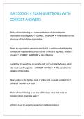 ISA 3300 CH 4 EXAM QUESTIONS WITH CORRECT ANSWERS