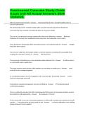 Prestressed Concrete Study Guide Exam and All Actual Answers 2026 Updated&period;&NewLine;&NewLine;