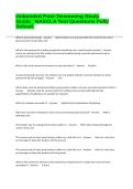 Unbonded Post-Tensioning Study Guide&lowbar; NASCLA Test Questions Fully Solved&period;&NewLine;&NewLine;