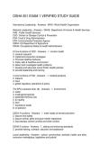 OSHA 501 EXAM 1 VERIFIED STUDY GUIDE