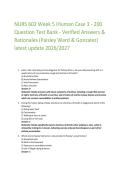 NURS 602 Week 5 iHuman Case 3 - 200 Question Test Bank - Verified Answers & Rationales &lpar;Paisley Ward & Gonzalez&rpar; latest update 2026&sol;2027&NewLine;&NewLine;