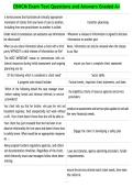 CBHCM Exam Test Questions and Answers Graded A&plus;