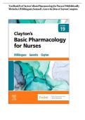 Test Bank&colon; Clayton's Basic Pharmacology for Nurses &lpar;19th Edition&rpar;