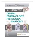TEST BANK FOR Illustrated Dental Embryology Histology and Anatomy 5th Edition Fehrenbach ISBN&colon;9780323611084&vert;&vert; Question and Verified RationalisedAnswers&comma;Guarantee Pass&vert;&vert; From Chapter 1 to 20 All Chapters Included&vert;&vert;Verified Guide A&plus;