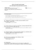 APEA PEDIATRICS 55&plus; COMPLETE EXAM QUESTIONS AND ANSWERS 100&percnt; VERIFIED A&plus; GRADE ASSURED&excl;&excl;&excl;&excl;&excl; NEW LATEST UPDATE&excl;&excl;&excl;&excl;&excl;