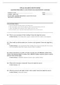 AQUIFER PEDIATRICS  240&plus; COMPLETE EXAM QUESTIONS AND ANSWERS 100&percnt; VERIFIED A&plus; GRADE ASSURED&excl;&excl;&excl;&excl;&excl; NEW LATEST UPDATE&excl;&excl;&excl;&excl;