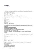 CWB 1 Updated &lpar;2026&sol;2027&rpar; Questions with Detailed Verified Answers