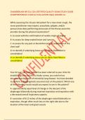 CHAMBERLAIN NR 511 CEA CERTIFIED QUALITY EXAM STUDY GUIDE &NewLine;&lpar;COMPREHENSIVE CLINICAL EVALUATION Q&A&rpar; GRADED A&plus;
