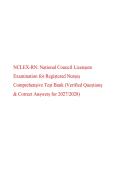 NCLEX-RN Comprehensive Practice Exam 2027&sol;2028 &vert; Registered Nurse Licensure Review &vert; Nursing Exam Prep