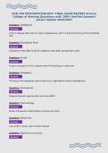 HCR 240 PATHOPHYSIOLOGY&colon; FINAL EXAM REVIEW Arizona&NewLine;College of Nursing Questions with 100&percnt; Verified Answers&NewLine;Latest Update 2026&sol;2027
