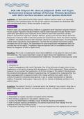 HCR 240 Chapter 46&colon; Clinical Judgment &lpar;SIRS and Organ&NewLine;Dysfunction&rpar; Arizona College of Nursing- Phoenix Questions&NewLine;with 100&percnt; Verified Answers Latest Update 2026&sol;2027