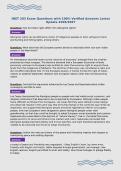 INST 203 Exam Questions with 100&percnt; Verified Answers Latest&NewLine;Update 2026&sol;2027