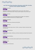 Inst 203 Final Study Questions Questions with 100&percnt; Verified&NewLine;Answers Latest Update 2026&sol;2027