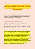 FNP III Exam 1  PRACTICE EXAM  NEWEST 2026&sol; 2027 TEST &NewLine;BANK&vert; COMPLETE 550 REAL EXAM QUESTIONS AND CORRECT &NewLine;VERIFIED ANSWERS&sol; ALREADY GRADED A&plus;&vert; FNP III EXAM 1 &NewLine;PREP &lpar;BRAND NEW&excl;&excl;&rpar;