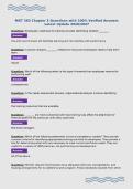 MGT 363 Chapter 3 Questions with 100&percnt; Verified Answers&NewLine;Latest Update 2026&sol;2027