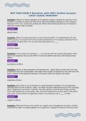 MGT 3330 EXAM 4 Questions with 100&percnt; Verified Answers&NewLine;Latest Update 2026&sol;2027&NewLine;