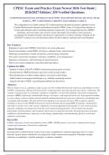 Certified Professional in Erosion and Sediment Control &lpar;CPESC&rpar; Exam 2026-2027 Questions and Answers Already&NewLine;Graded A&plus;&period; 100&percnt; Verified Solutions &vert; Updated Per Latest Guidelines &vert; Graded A&plus;