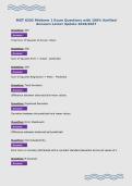 MGT 6203 Midterm 1 Exam Questions with 100&percnt; Verified&NewLine;Answers Latest Update 2026&sol;2027&NewLine;