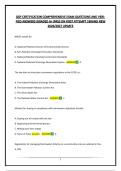 QSP CERTIFICATION COMPREHENSIVE EXAM QUESTIONS AND VERIFIED ANSWERS&vert;GRADED A&plus;&vert;PASS ON FIRST ATTEMPT &vert;BRAND NEW 2026&sol;2027 UPDATE