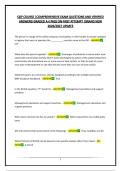 QSP COURSE &vert;COMPREHENSIVE EXAM QUESTIONS AND VERIFIED ANSWERS&vert;GRADED A&plus;&vert;PASS ON FIRST ATTEMPT &vert;BRAND NEW 2026&sol;2027 UPDATE
