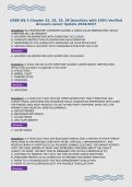 N588 Wk 3 Chapter 32&comma; 33&comma; 34&comma; 39 Questions with 100&percnt; Verified&NewLine;Answers Latest Update 2026&sol;2027&NewLine;