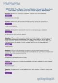 NRNP 6531 Final Exam Practice Walden University Questions&NewLine;with 100&percnt; Verified Answers Latest Update 2026&sol;2027