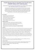 Virginia Flooring Contractor Specialty Exam 2026-2027 QUESTIONS AND ANSWERS ALREADY GRADED A&plus;&period;&NewLine;100&percnt; Verified Solutions &vert; Updated Per Latest Guidelines &vert; Graded A&plus;