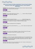 NSG 3113 Chapter 37 Musculoskeletal Trauma South College&NewLine;Questions with 100&percnt; Verified Answers Latest Update&NewLine;2026&sol;2027