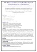 Delta Flight Attendant Final Training Exam 2026-2027 QUESTIONS AND ANSWERS ALREADY GRADED A&plus;&period;&NewLine;100&percnt; Verified Solutions &vert; Updated Per Latest FAA & Delta Guidelines &vert; Graded A&plus;