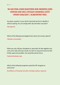 NU 650 FINAL EXAM QUESTIONS AND ANSWERS &lpar;100&percnt; &NewLine;VERIFIED AND WELL DETAILED ANSWERS&rpar; LATEST &NewLine;UPDATE 2026&sol;2027 &vert; GUARANTEED PASS&period; 