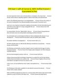 CMI Exam 1 with all Correct & 100&percnt; Verified Answers &vert;Guaranteed to Pass