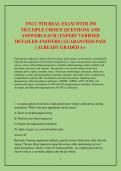 TNCC 9TH REAL EXAM WITH 250 MULTIPLE CHOICE QUESTIONS AND ANSWERS EACH &vert; EXPERT VERIFIED DETAILED ANSWERS &vert; GUARANTEED PASS &vert; ALREADY GRADED A&plus;