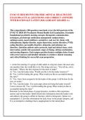 EVOLVE HESI RN PSYCHIATRIC-MENTAL HEALTH EXIT &NewLine;EXAM 200 ACTUAL QUESTIONS AND CORRECT ANSWERS &NewLine;WITH RATIONALE LATEST 2026 ALREADY GRADED A&plus;