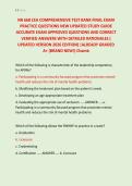 NR 668 CEA COMPREHENSIVE TEST BANK FINAL EXAM &NewLine;PRACTICE QUESTIONS NEW UPDATED STUDY GUIDE &NewLine;ACCURATE EXAM APPROVED QUESTIONS AND CORRECT &NewLine;VERIFIED ANSWERS WITH DETAILED RATIONALES &lpar; &NewLine;UPDATED VERSION 2026 EDITION&rpar; &vert;ALREADY GRADED &NewLine;A&plus; &lpar;BRAND NEW&excl;&rpar; Chamb